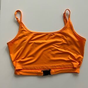 ROMWE Vibrant Orange Tank Top